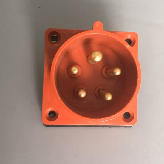 Entradas industriales con bridas de montaje empotrado SL623 IP44 32A 220V